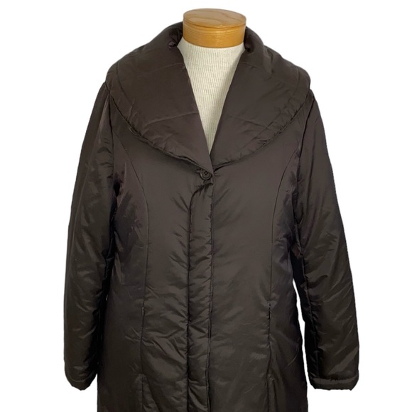 Dennis Bossa Small Brown Long Coat NWT - Picture 10 of 16